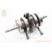 ZS125-4B/Honda - CBT125 Колінвал + підшипники + шестерня