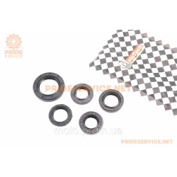 Сальники к-кт 5шт (16,4x30x5; 17x30x5; 19,8x30x5; 20x32x6; 27x42x7) двигуна Сальники к-кт 5шт (16,4x30x5; 17x30x5; 19,8x30x5; 20x32x6; 27x42x7) двигуна
